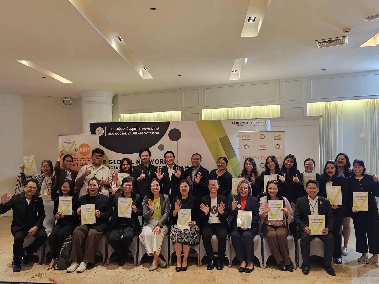 การจัดอบรมเชิงปฏิบัติการ Social Impact Assessment & Social Return on Investment Coaching Program