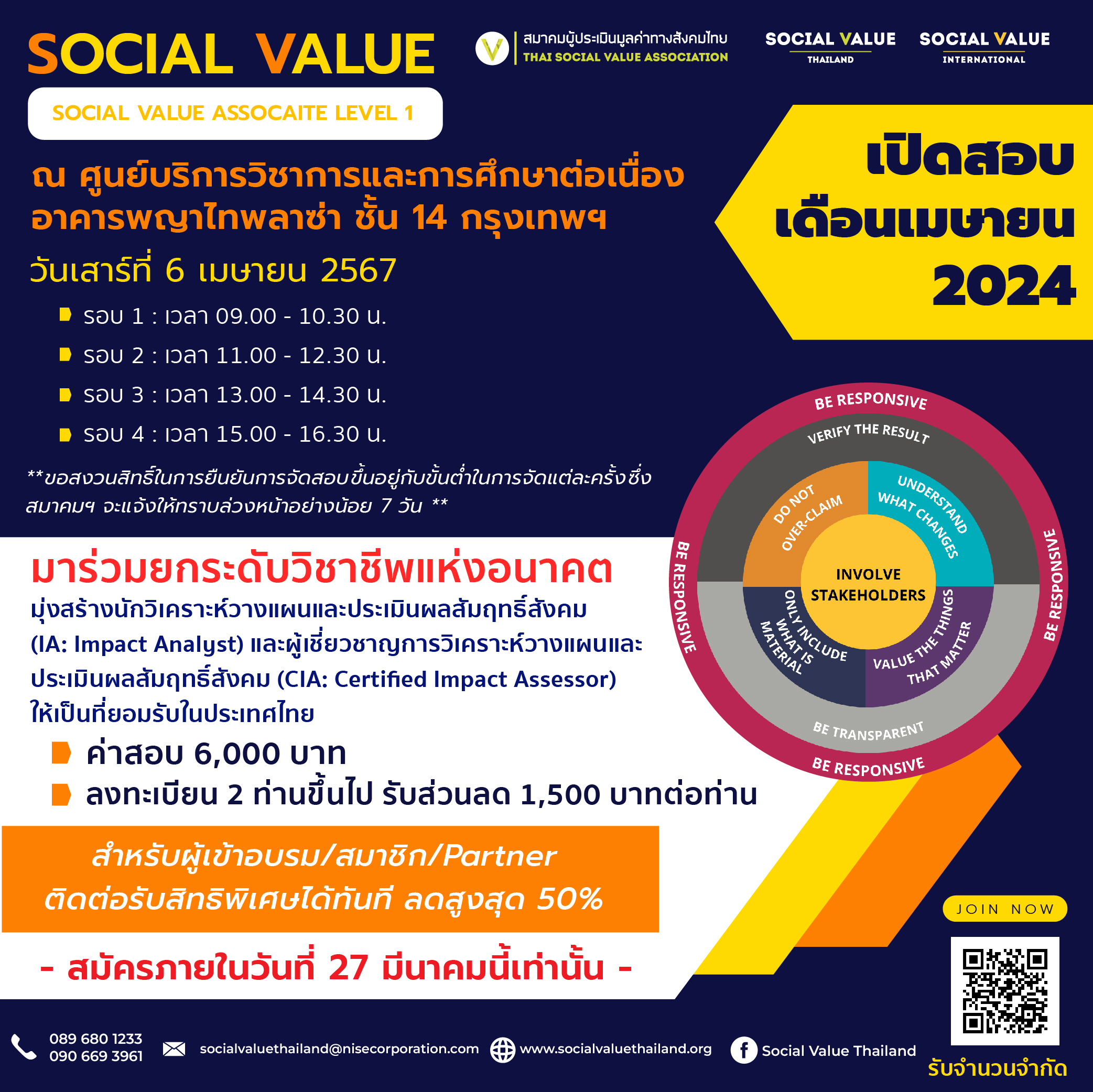 เปิดสอบแล้ว !! ยกระดับอาชีพแห่งอนาคต