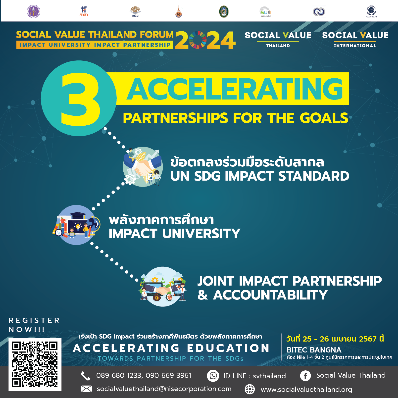 3 ACCELERATING PARTNERSHIPS FOR THE GOALS