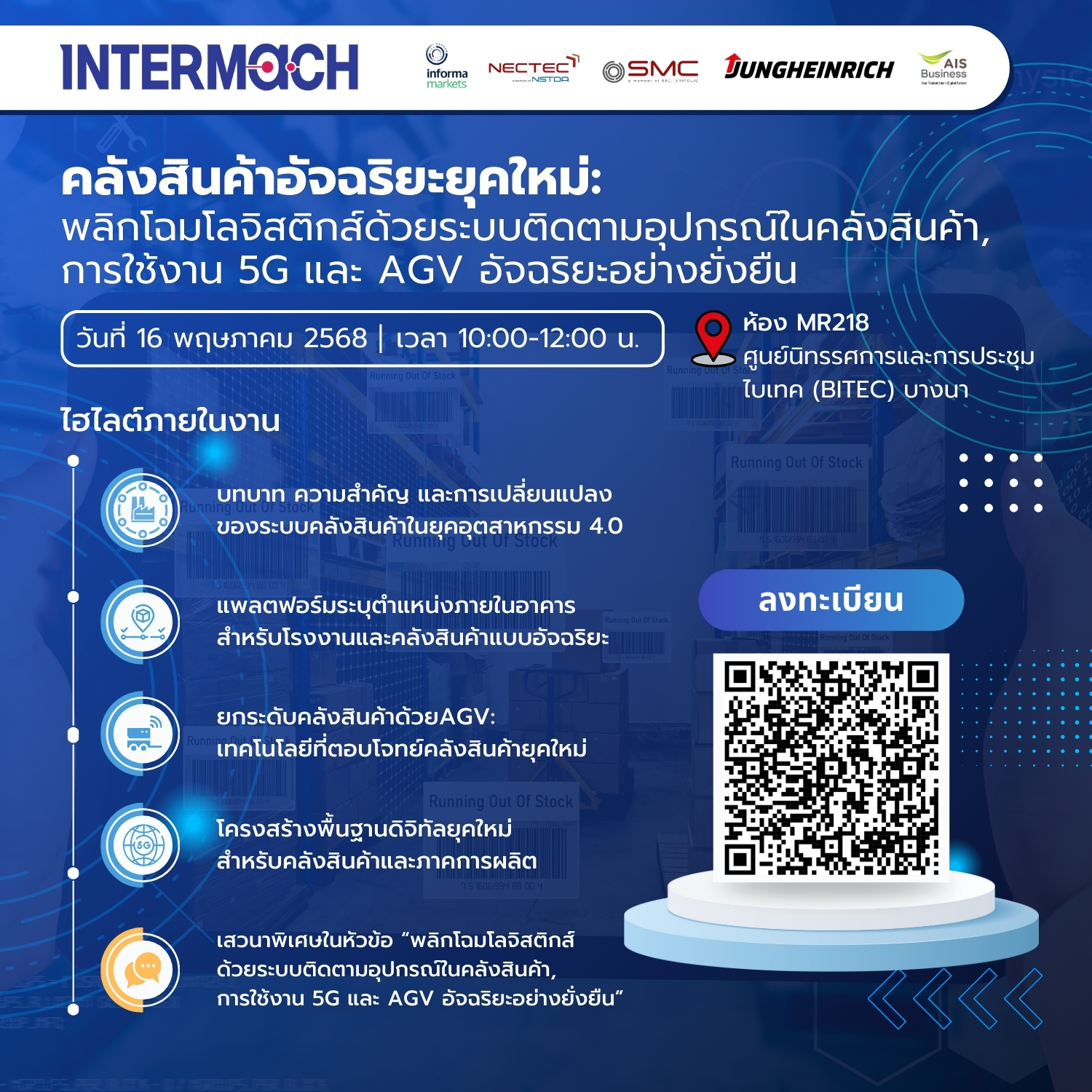 การจัดการคลังสินค้าในยุคดิจิทัล เรียนรู้การประยุกต์ใช้เทคโนโลนีอัจฉริยะ